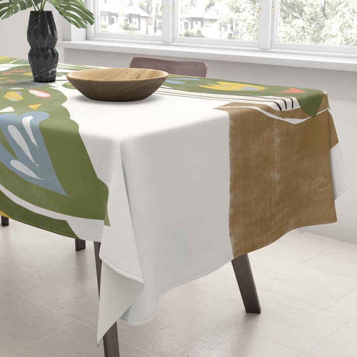 Scandinavian Plant Tablecloth Gallery Image 3
