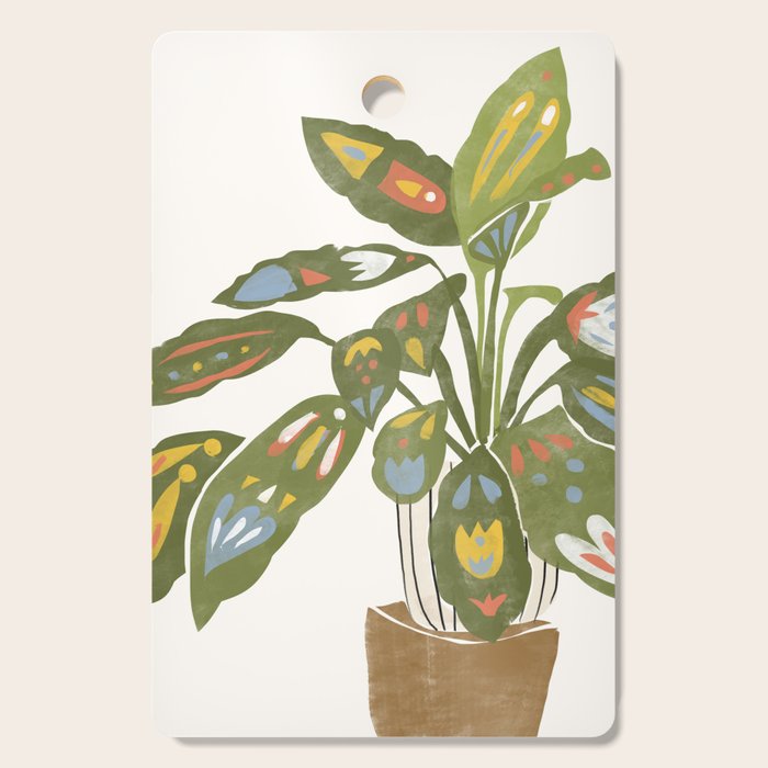 Scandinavian Plant Cutting Board Gallery Image 1