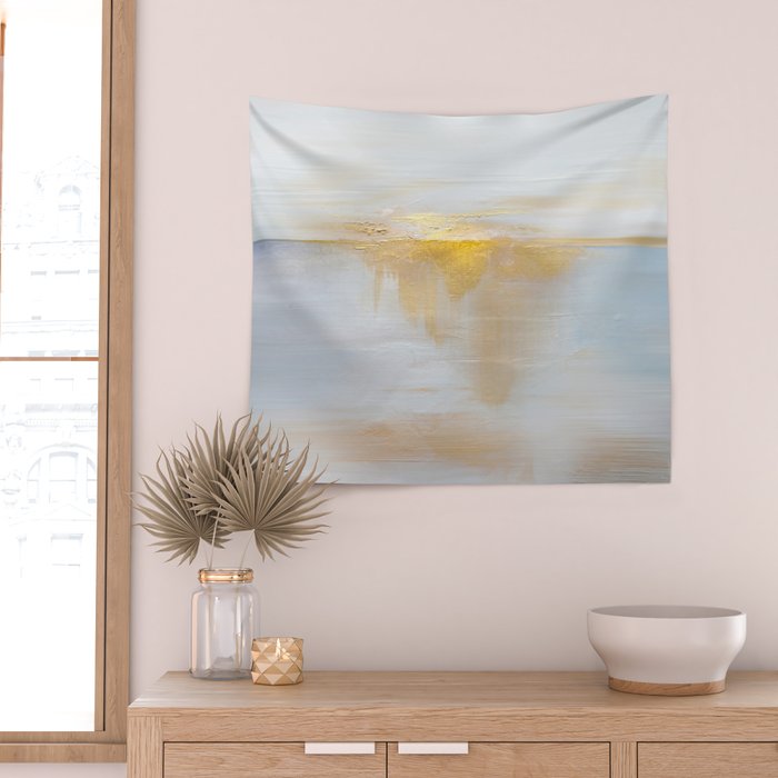 Gold Sunset Wall Tapestry Gallery Image 2
