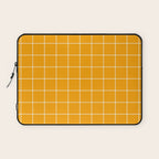 Marigold Grid Laptop Sleeve Gallery Image 1