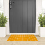 Marigold Grid Welcome Mat Gallery Image 3