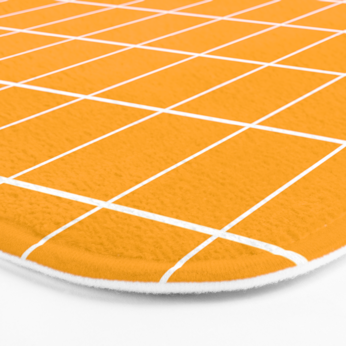 Marigold Grid Bath Mat Gallery Image 3