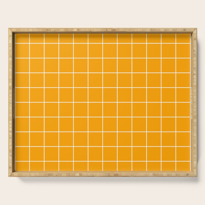 Marigold Grid Serving Tray Gallery Image 1