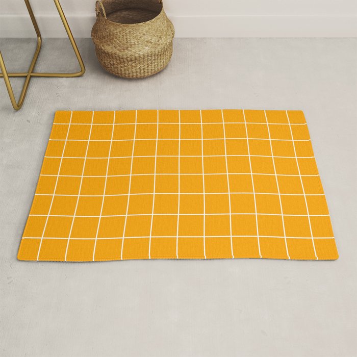 Marigold Grid Rug Gallery Image 1