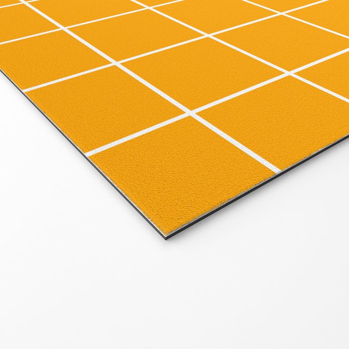 Marigold Grid Welcome Mat Gallery Image 2