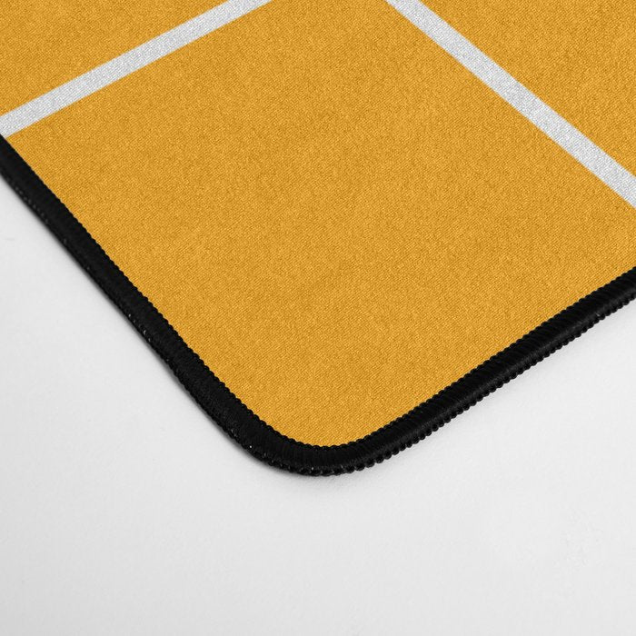 Marigold Grid Desk Mat Gallery Image 4