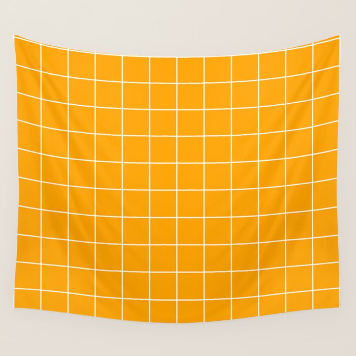Marigold Grid Wall Tapestry Gallery Image 4