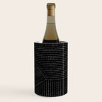Lines (Black) Wine Chiller Gallery Image 1