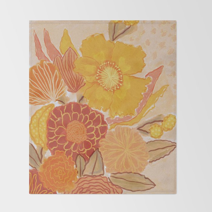 Magic Bouquet Throw Blanket Gallery Image 2