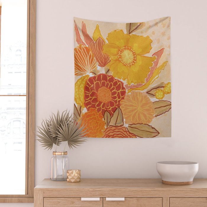 Magic Bouquet Wall Tapestry Gallery Image 2