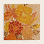 Magic Bouquet Wood Wall Art Gallery Image 1