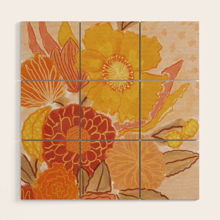 Magic Bouquet Wood Wall Art Gallery Image 1