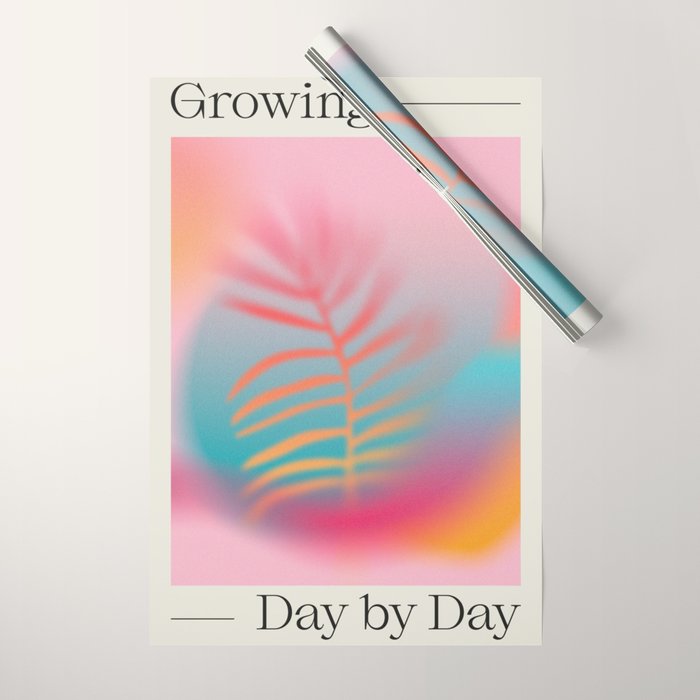 Growing, Day by Day Wrapping Paper Gallery Image 1
