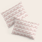 Vintage Bows XV Pink Pillow Sham Gallery Image 3