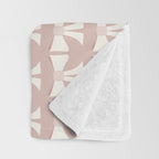 Vintage Bows XV Pink Throw Blanket Gallery Image 3