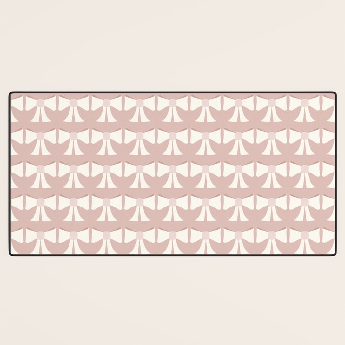 Vintage Bows XV Pink Desk Mat Gallery Image 3