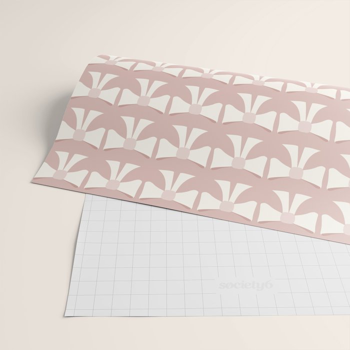 Vintage Bows XV Pink Wrapping Paper Gallery Image 2
