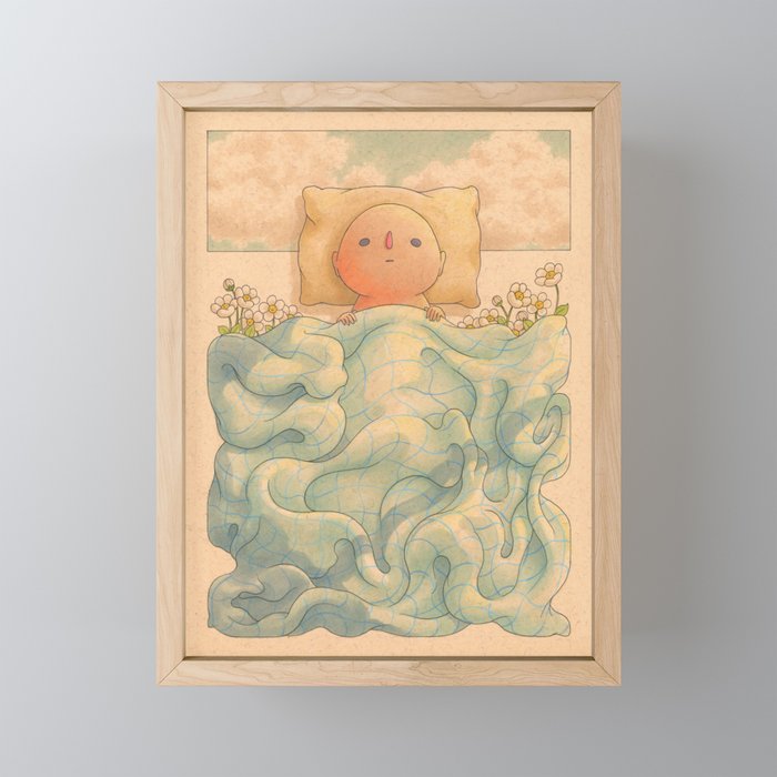 Afternoon Nap Mini Art Print Gallery Image 1