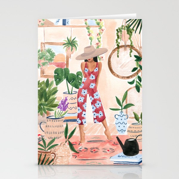 Plant Lady Stationery Card Gallery Image 2