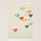 Paper Hearts Stationery Card Gallery Image 2