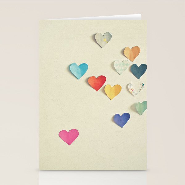 Paper Hearts Stationery Card Gallery Image 2