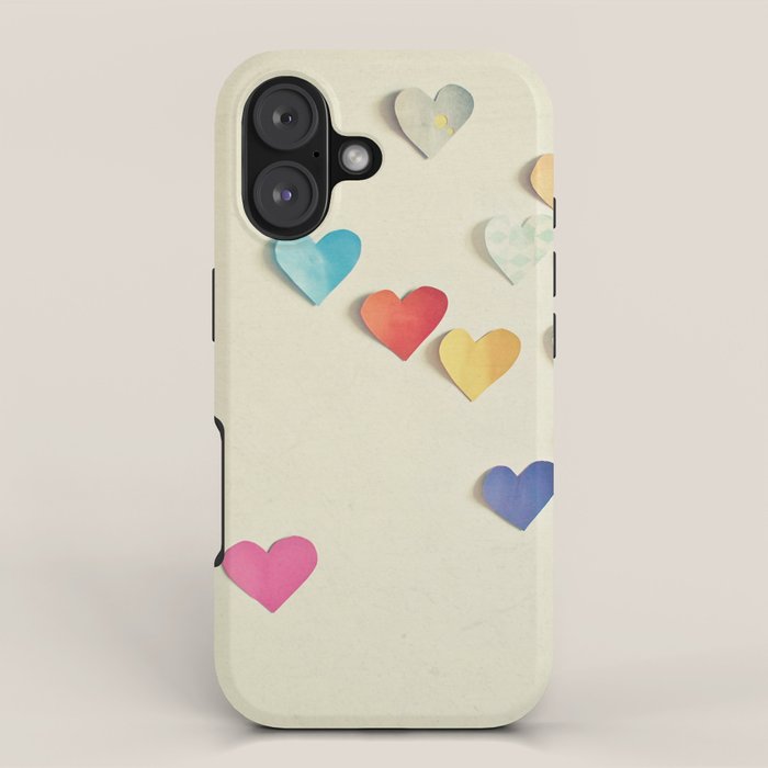 Paper Hearts iPhone Case Gallery Image 1