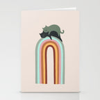 Rainbow cat 3 lover hugs Stationery Card Gallery Image 2