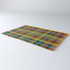 Mid Mod Retro Check Pattern Rug Gallery Image 3