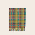 Mid Mod Retro Check Pattern Wall Hanging Gallery Image 1