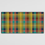 Mid Mod Retro Check Pattern Desk Mat Gallery Image 3