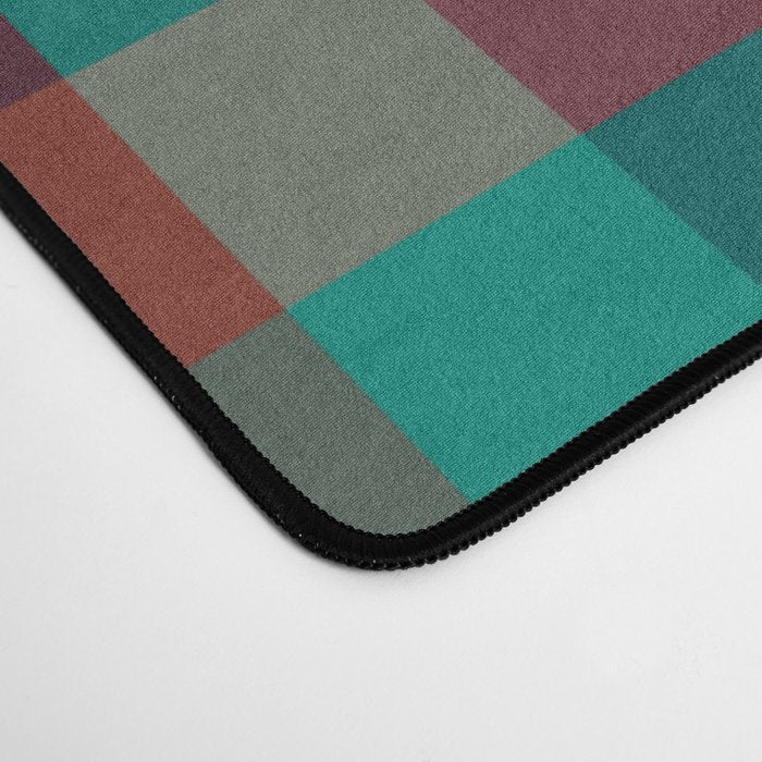 Mid Mod Retro Check Pattern Desk Mat Gallery Image 4