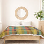 Mid Mod Retro Check Pattern Duvet Cover Gallery Image 3