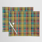 Mid Mod Retro Check Pattern Placemat Gallery Image 1