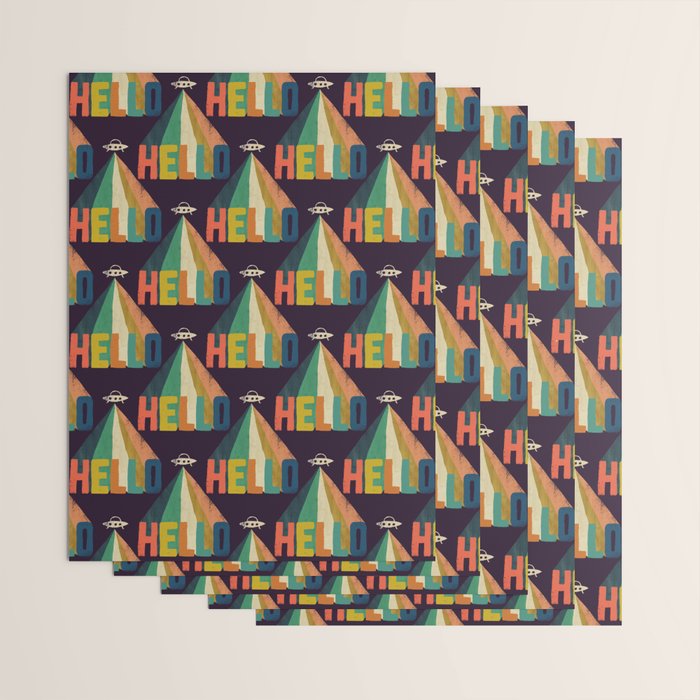 Hello I come in peace Wrapping Paper Gallery Image 3