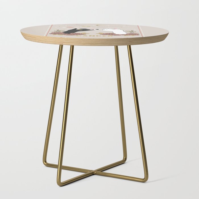 Cancer Zodiac Series Side Table Gallery Image 1