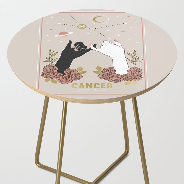 Cancer Zodiac Series Side Table Gallery Image 2