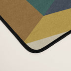 Cuboid Mid Century Abstract Shapes Pattern I Desk Mat Gallery Image 4