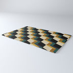 Cuboid Mid Century Abstract Shapes Pattern I Rug Gallery Image 3
