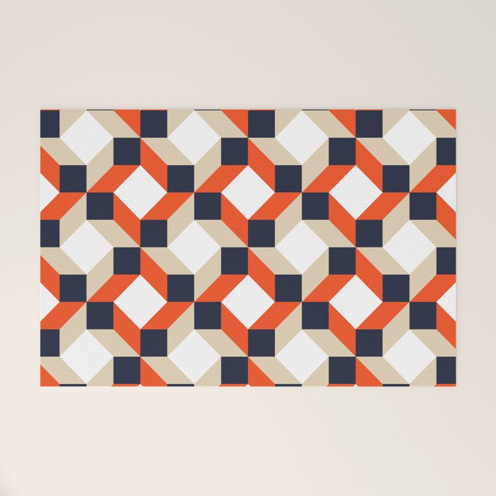 Geometric 02A Welcome Mat Gallery Image 1