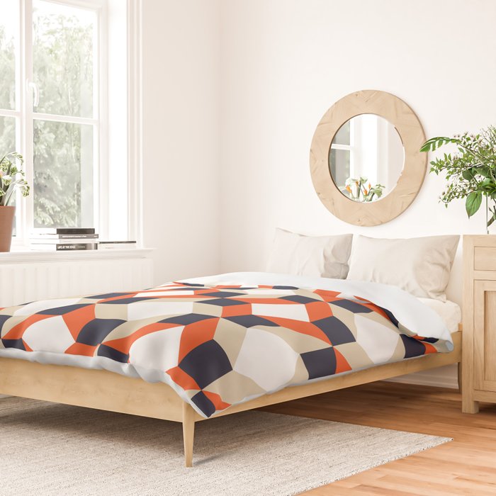 Geometric 02A Duvet Cover Gallery Image 2