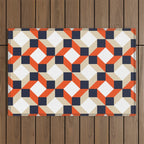 Geometric 02A Outdoor Rug Gallery Image 1