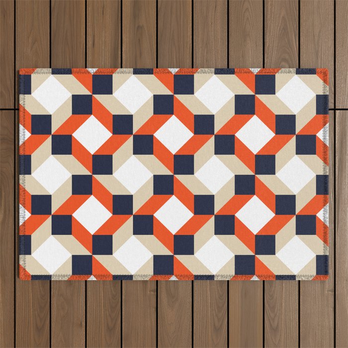 Geometric 02A Outdoor Rug Gallery Image 1