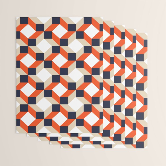 Geometric 02A Wrapping Paper Gallery Image 3