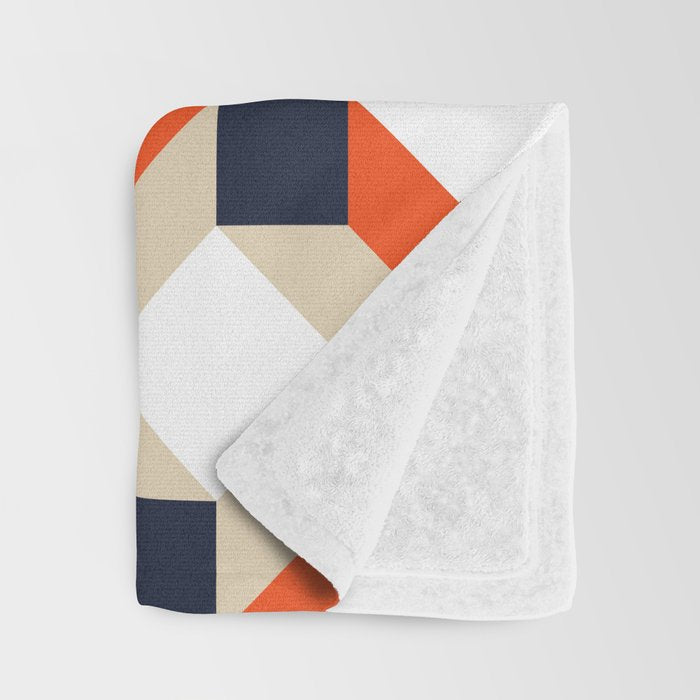 Geometric 02A Throw Blanket Gallery Image 3
