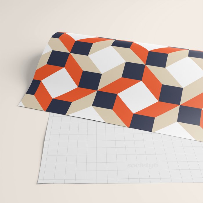 Geometric 02A Wrapping Paper Gallery Image 2