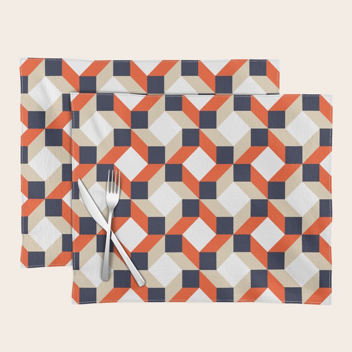 Geometric 02A Placemat Gallery Image 1
