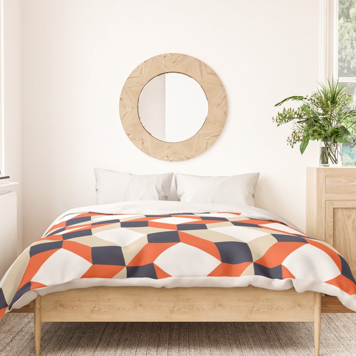 Geometric 02A Duvet Cover Gallery Image 3