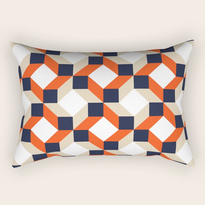 Geometric 02A Rectangular Pillow Gallery Image 2