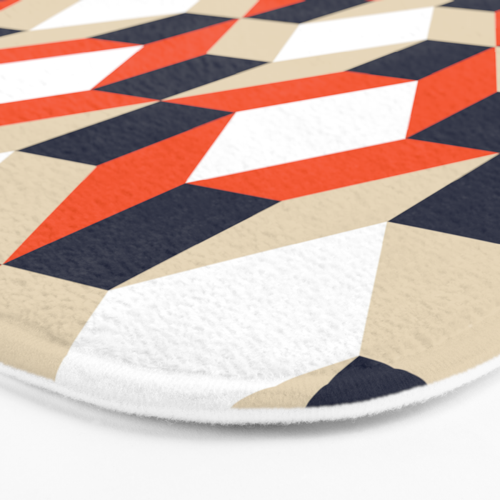 Geometric 02A Bath Mat Gallery Image 3