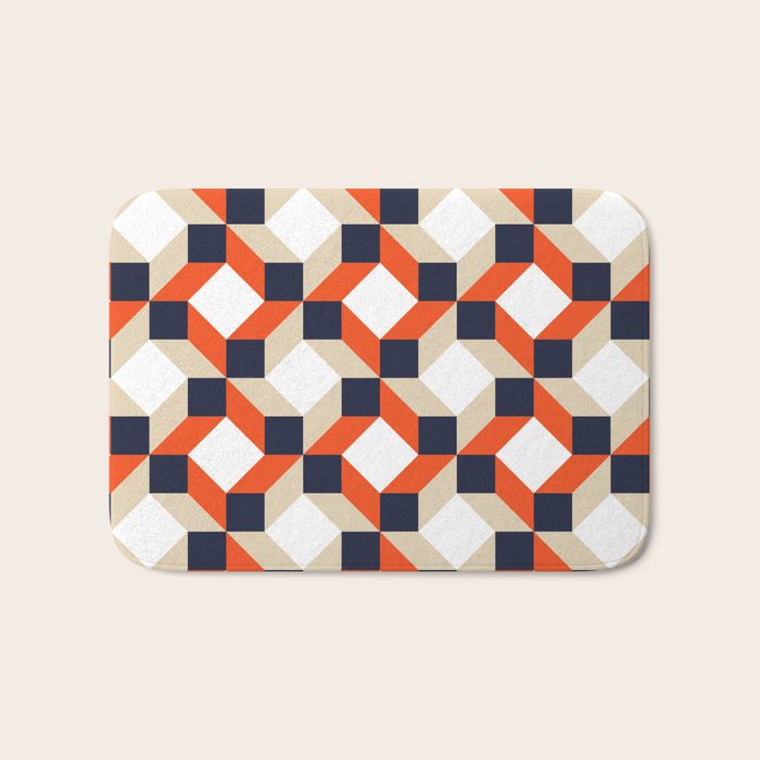 Geometric 02A Bath Mat Gallery Image 1